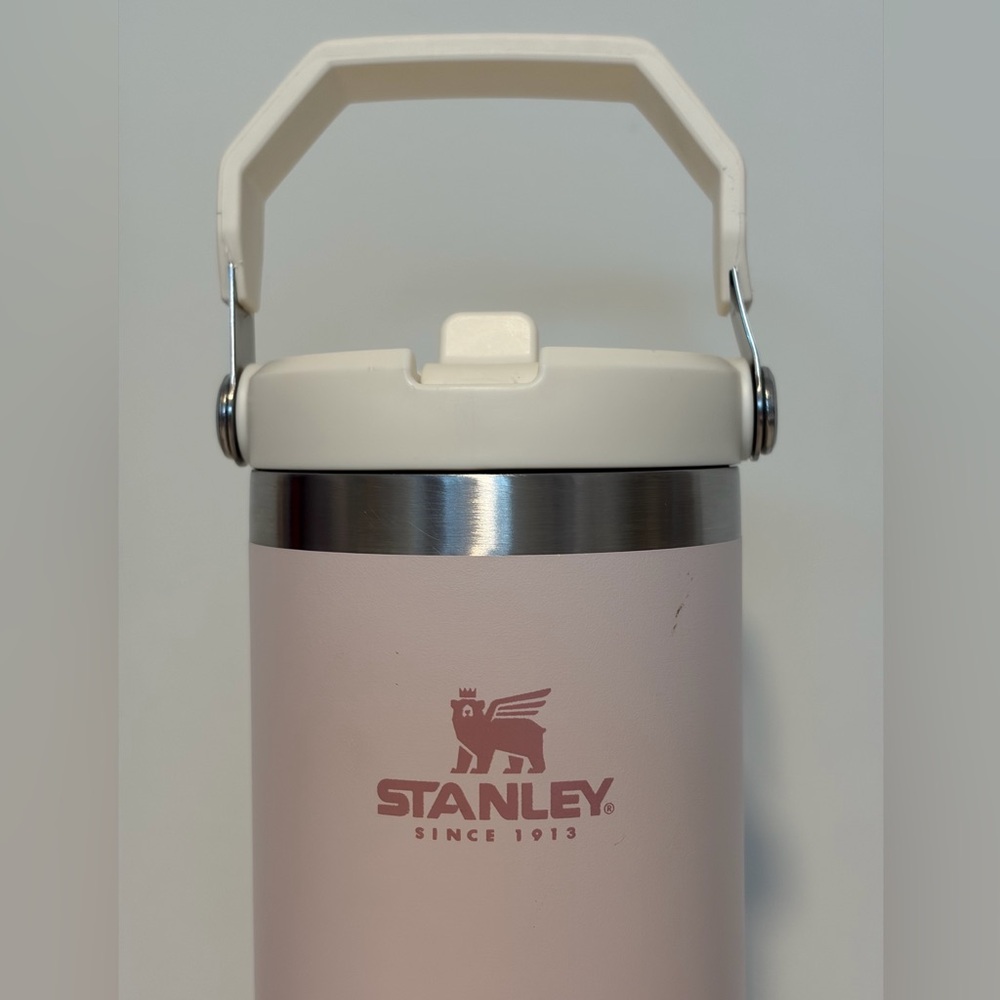 Stanley Pink Blush Insulated Tumbler Flip Straw with Handle 30oz - Picture 4 of 11